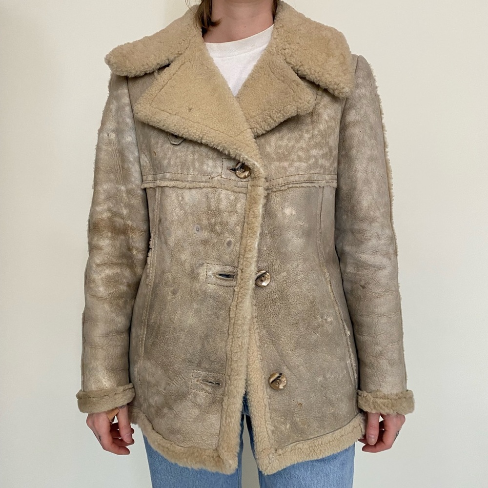 Vintage shearling coat